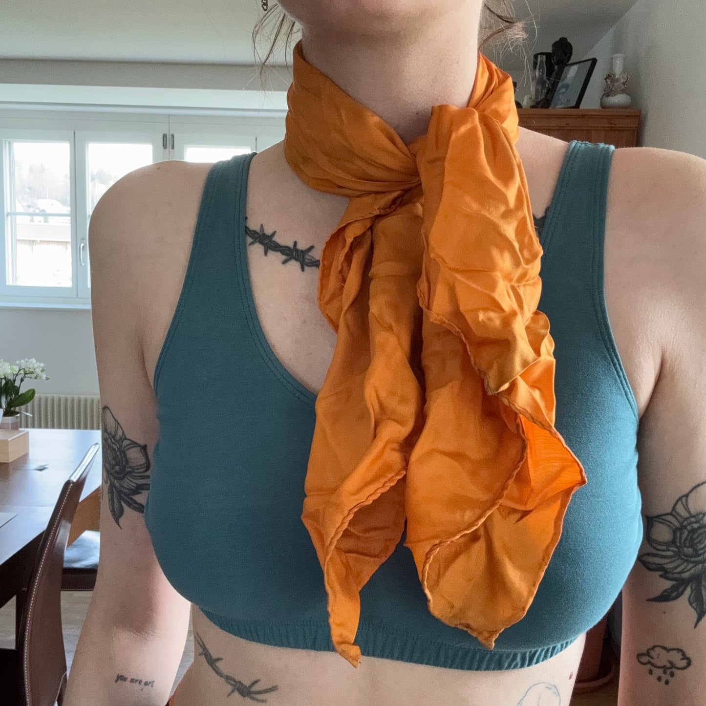 Vintage Orange Foulard | Bern