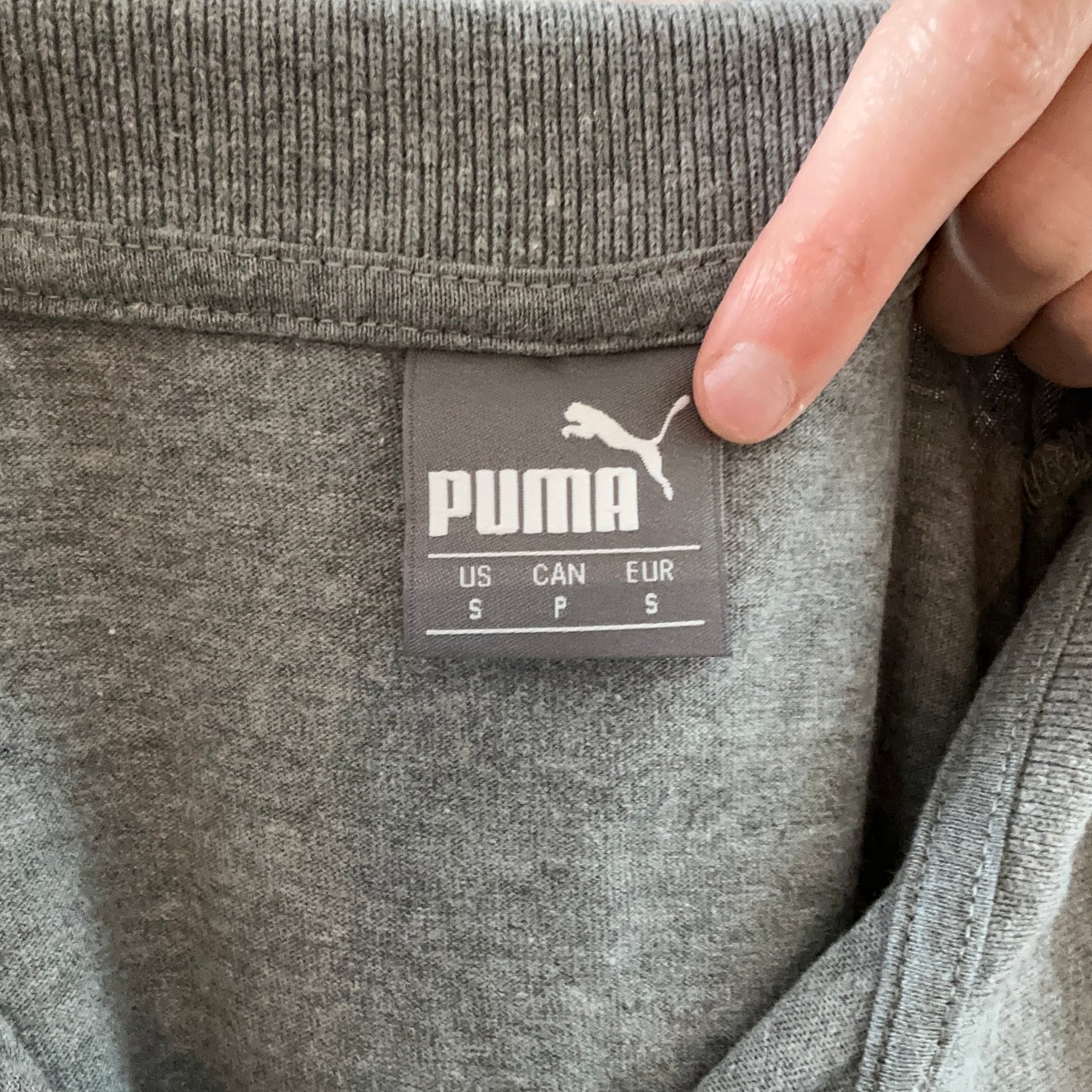 Gray Puma Polo Shirt