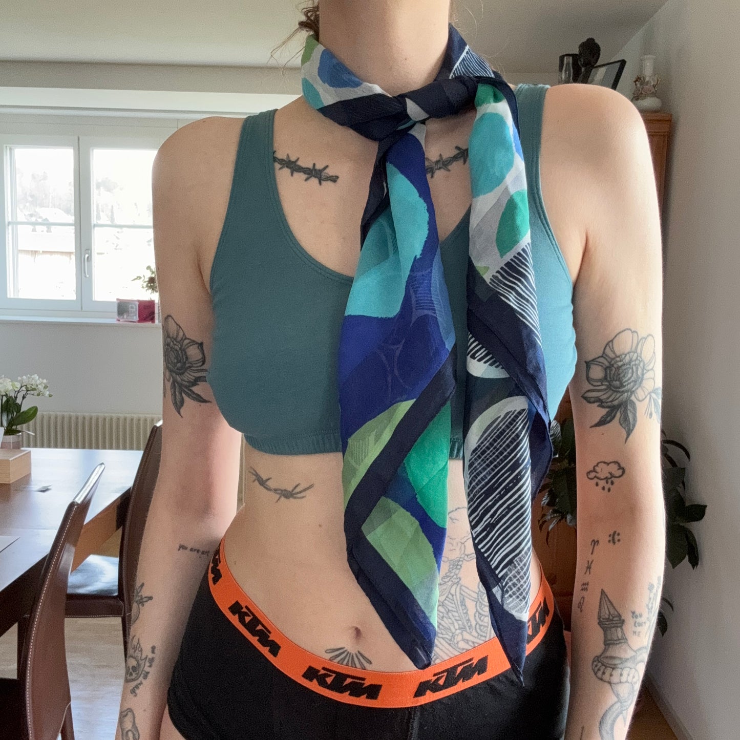 Vintage Blue Foulard | Bern