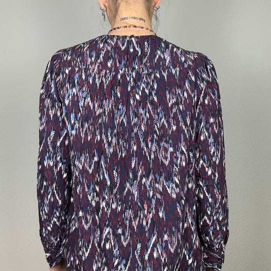 Purple colorful Blouse | Bern