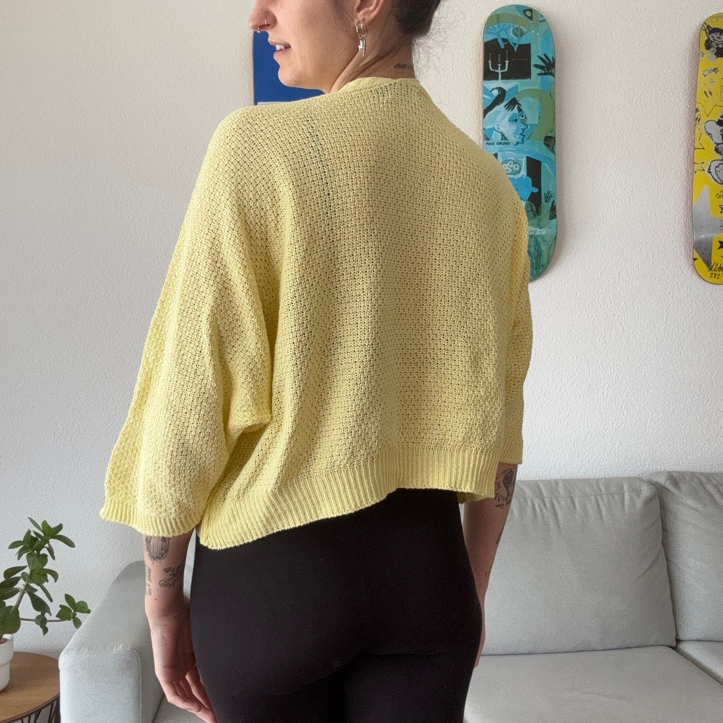 Yellow Cardigan