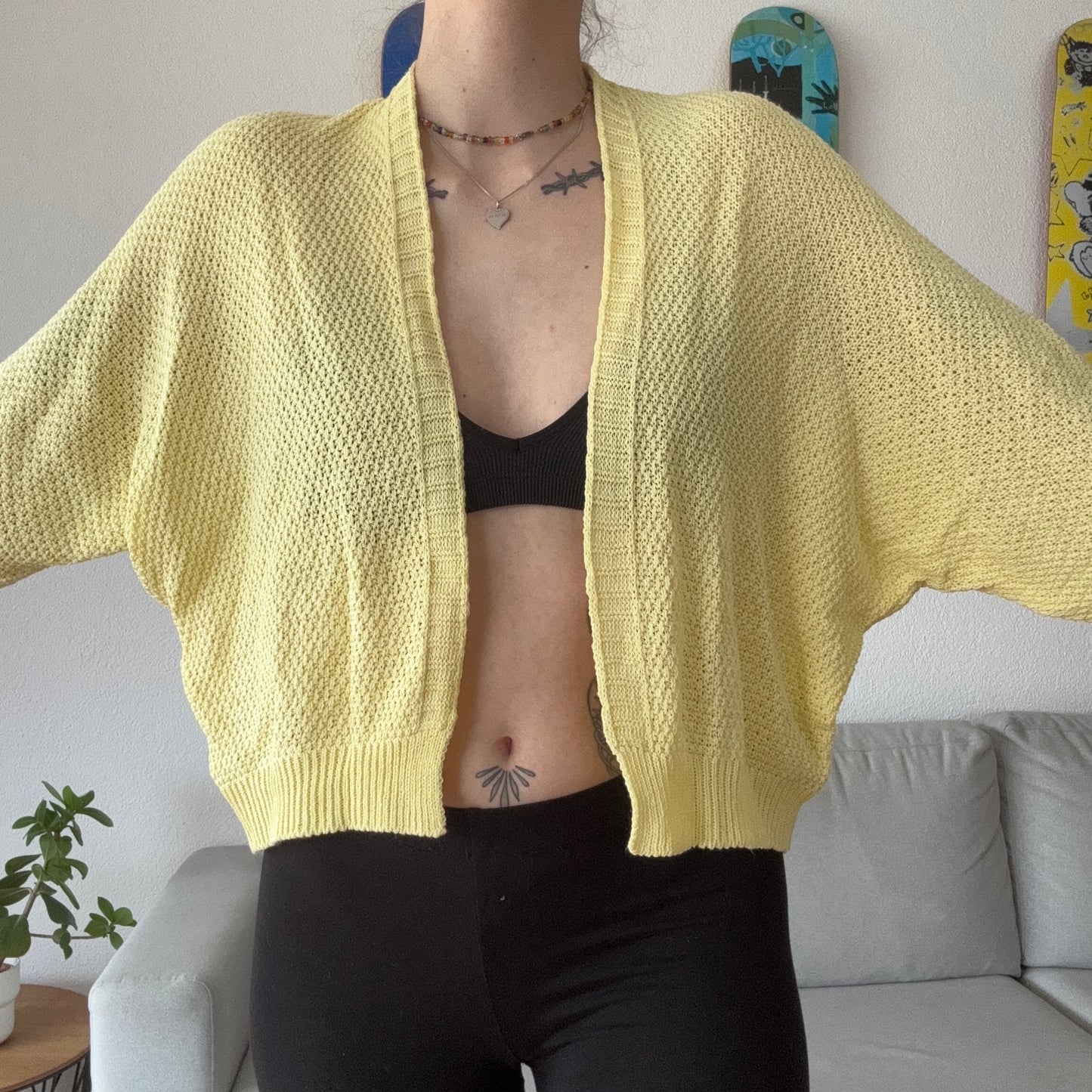 Yellow Cardigan