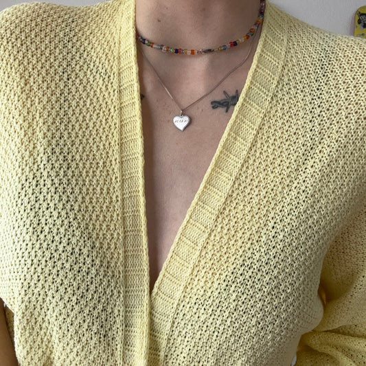 Yellow Cardigan