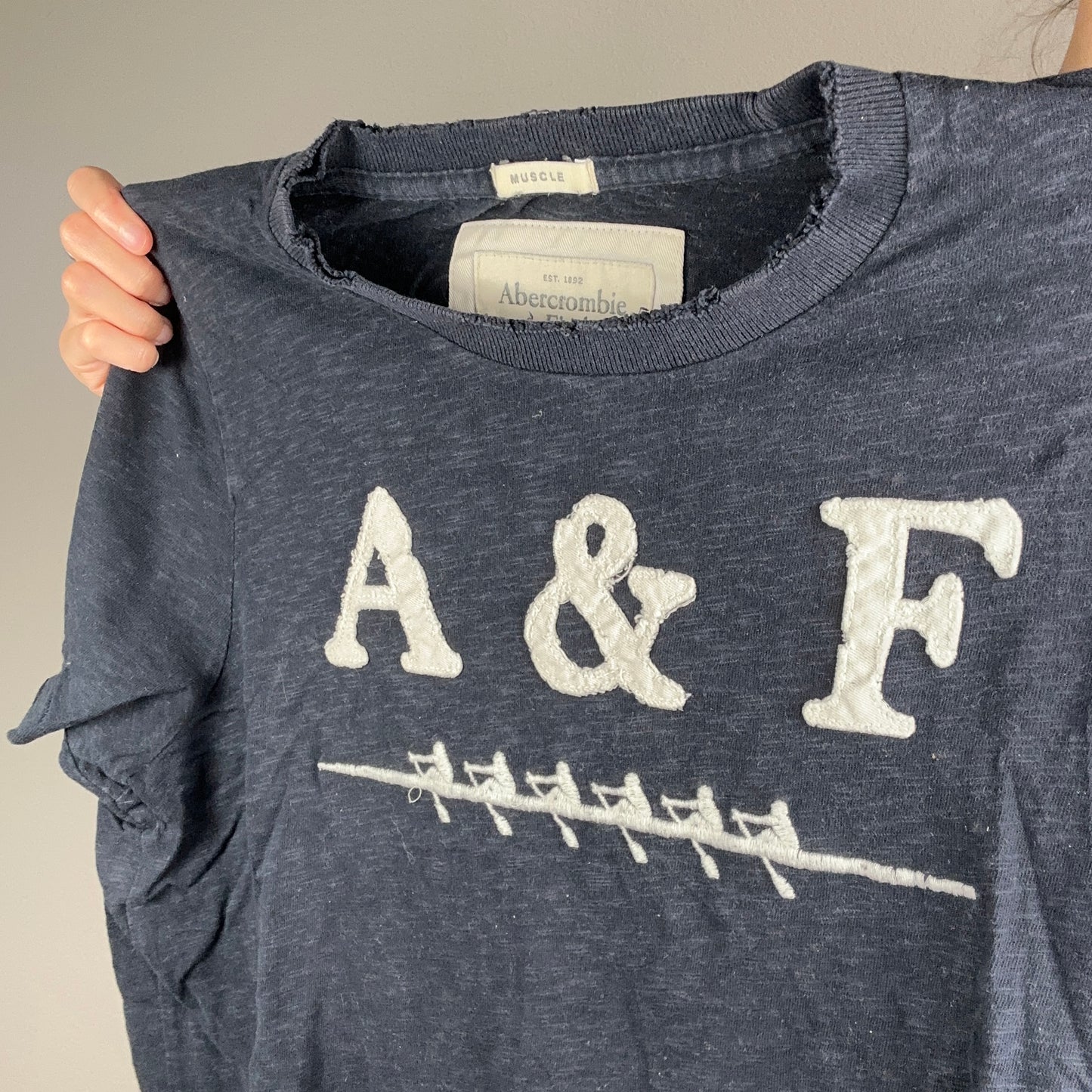 Blue Abercrombie&Fitch Shirt