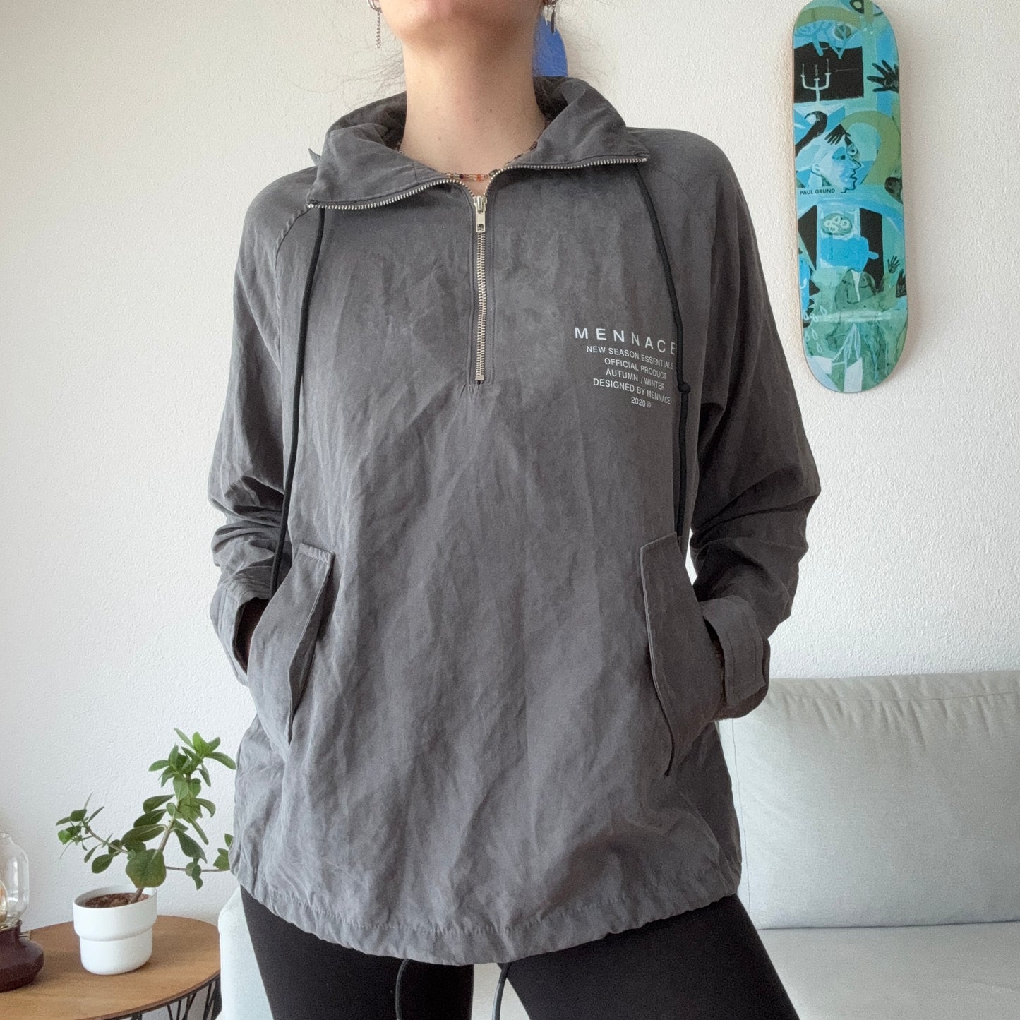 Gray Jacket with hood