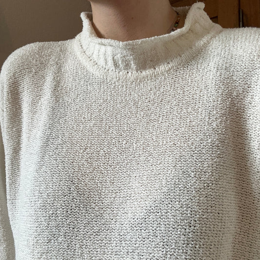 White Knit Sweater | Bern
