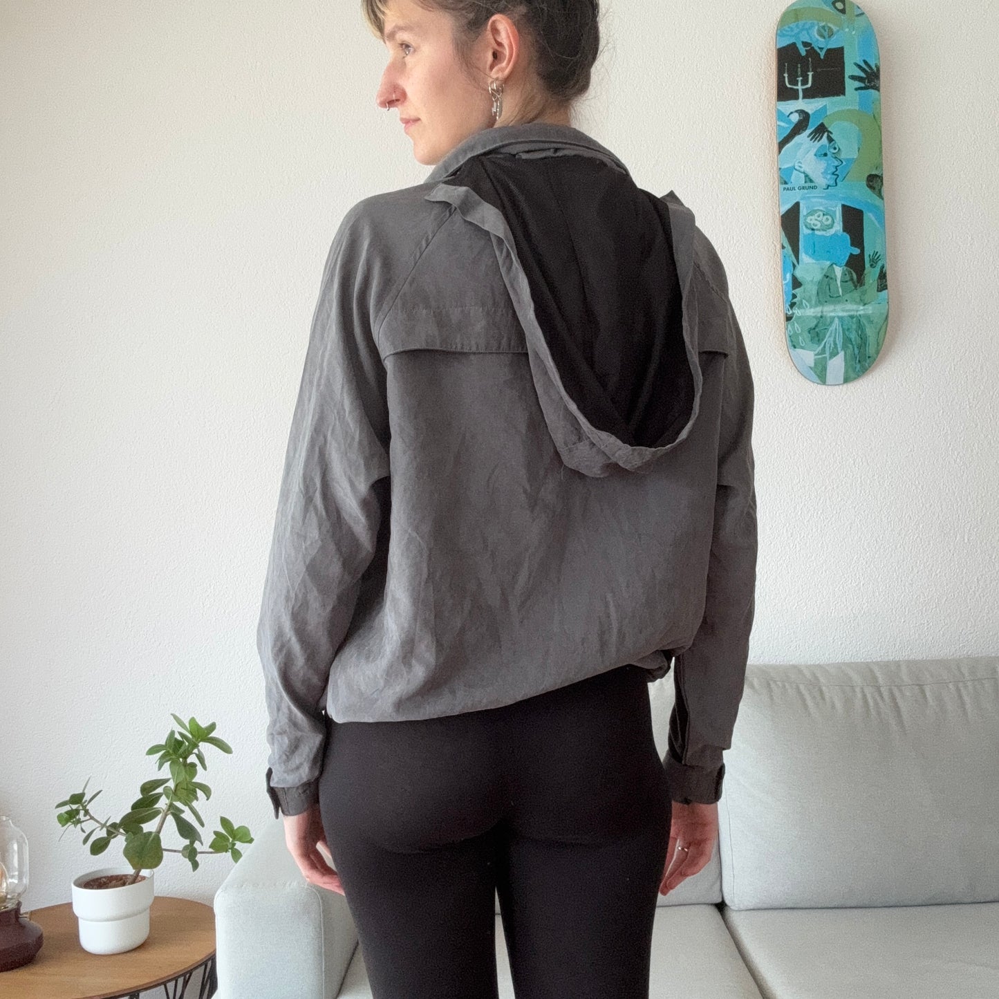 Gray Jacket with hood