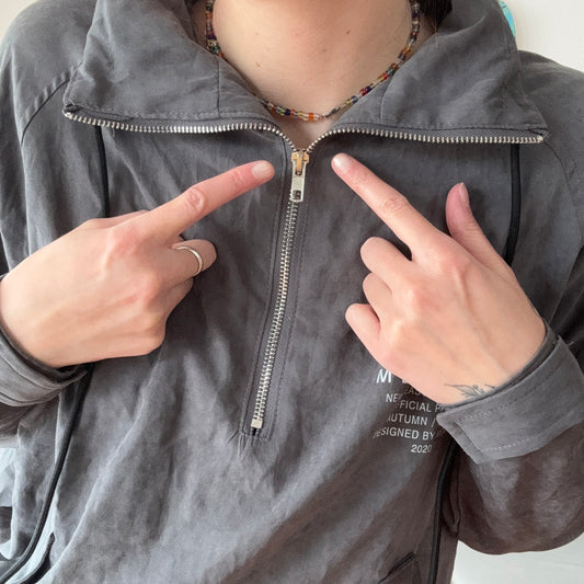 Gray Jacket with hood