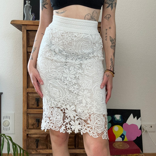 Y2K White Skirt | Bern