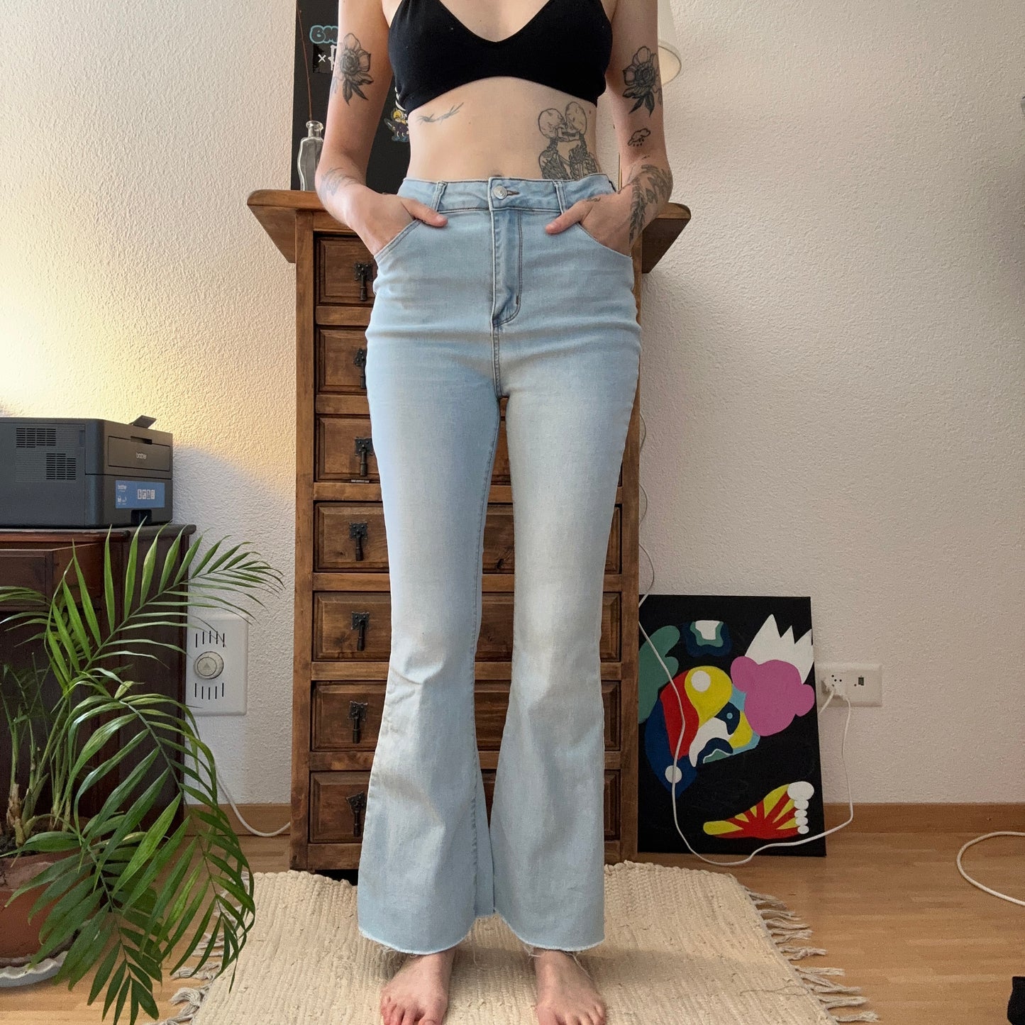 Blue flared Jeans | Bern