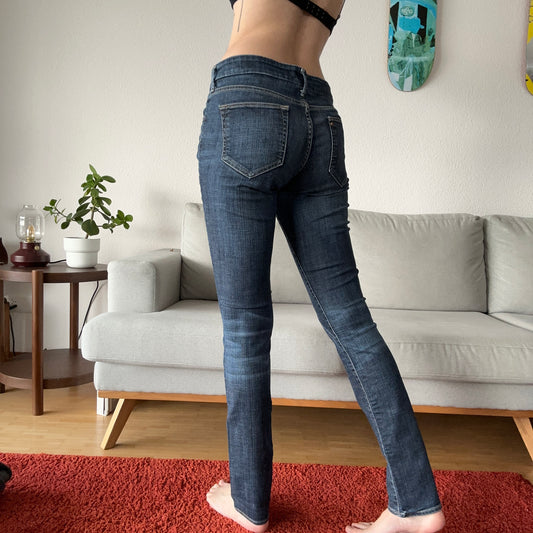 Blue Low Rise Jeans | Bern