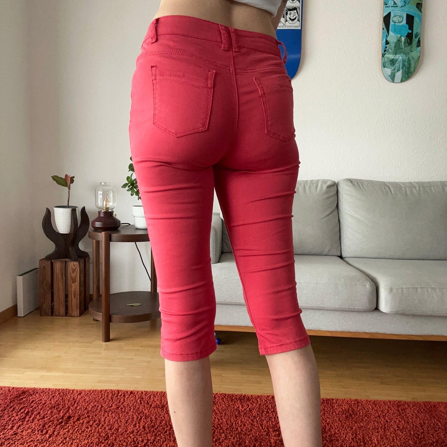 Red Capri Jeans | Bern