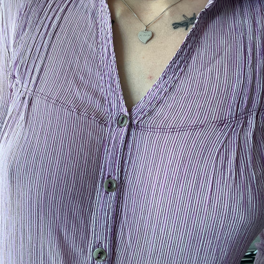Purple striped Blouse | Bern