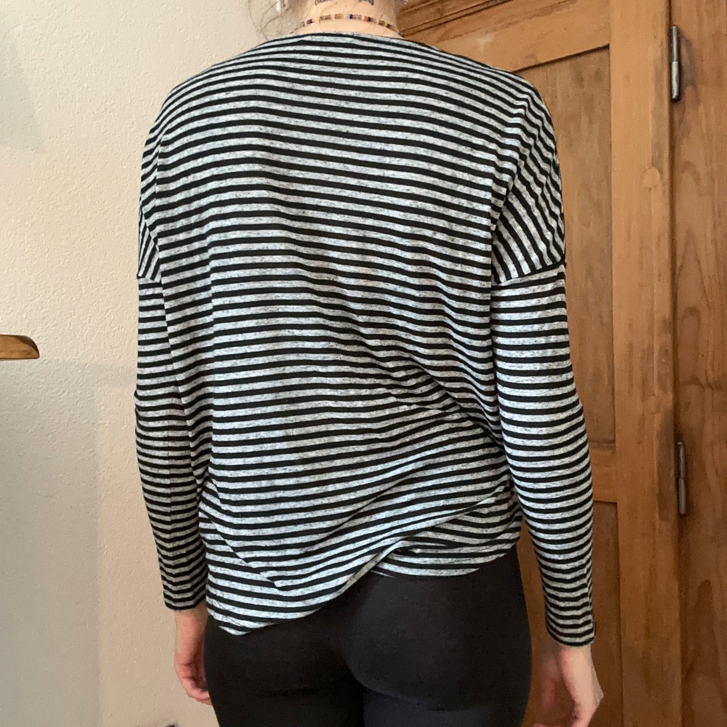 Gray and Black striped Longsleeve