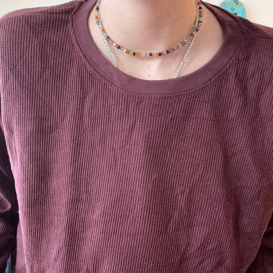 Red cropped Longsleeve | Bern