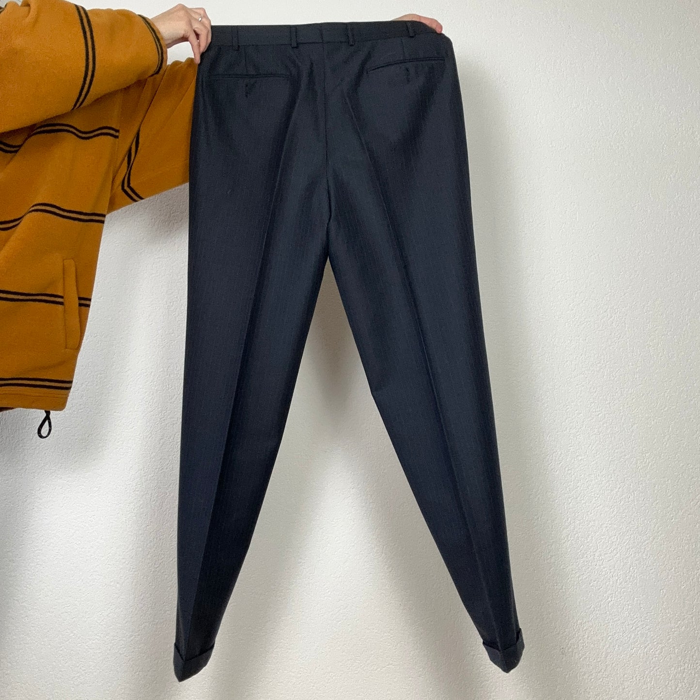 Blue Vintage Suit Pants