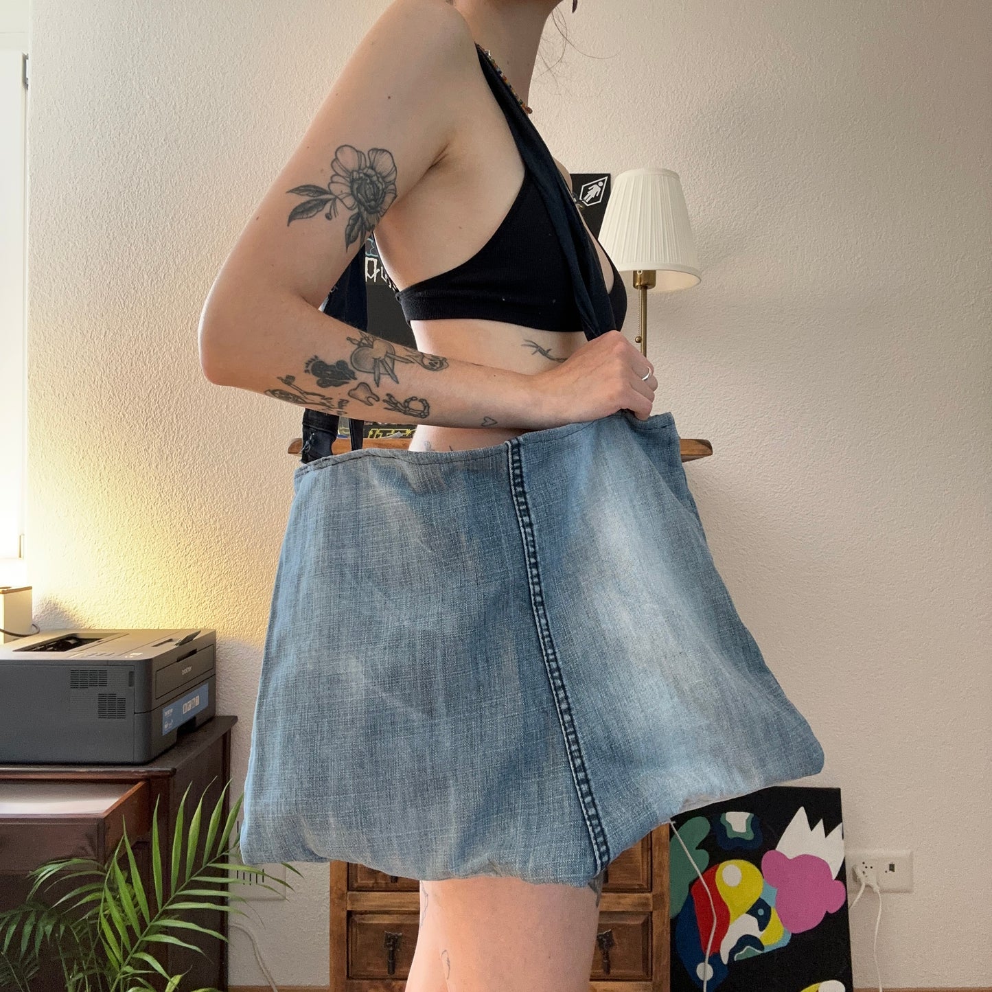 Reworked Bag out of old jeans | Bern