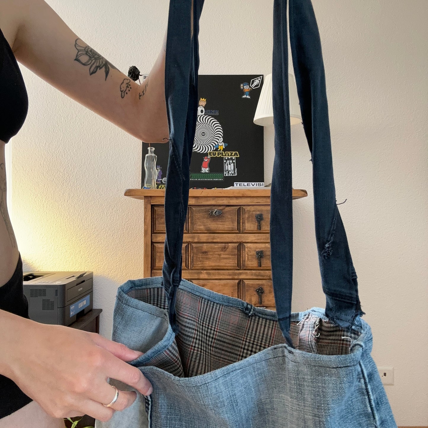 Reworked Bag out of old jeans | Bern