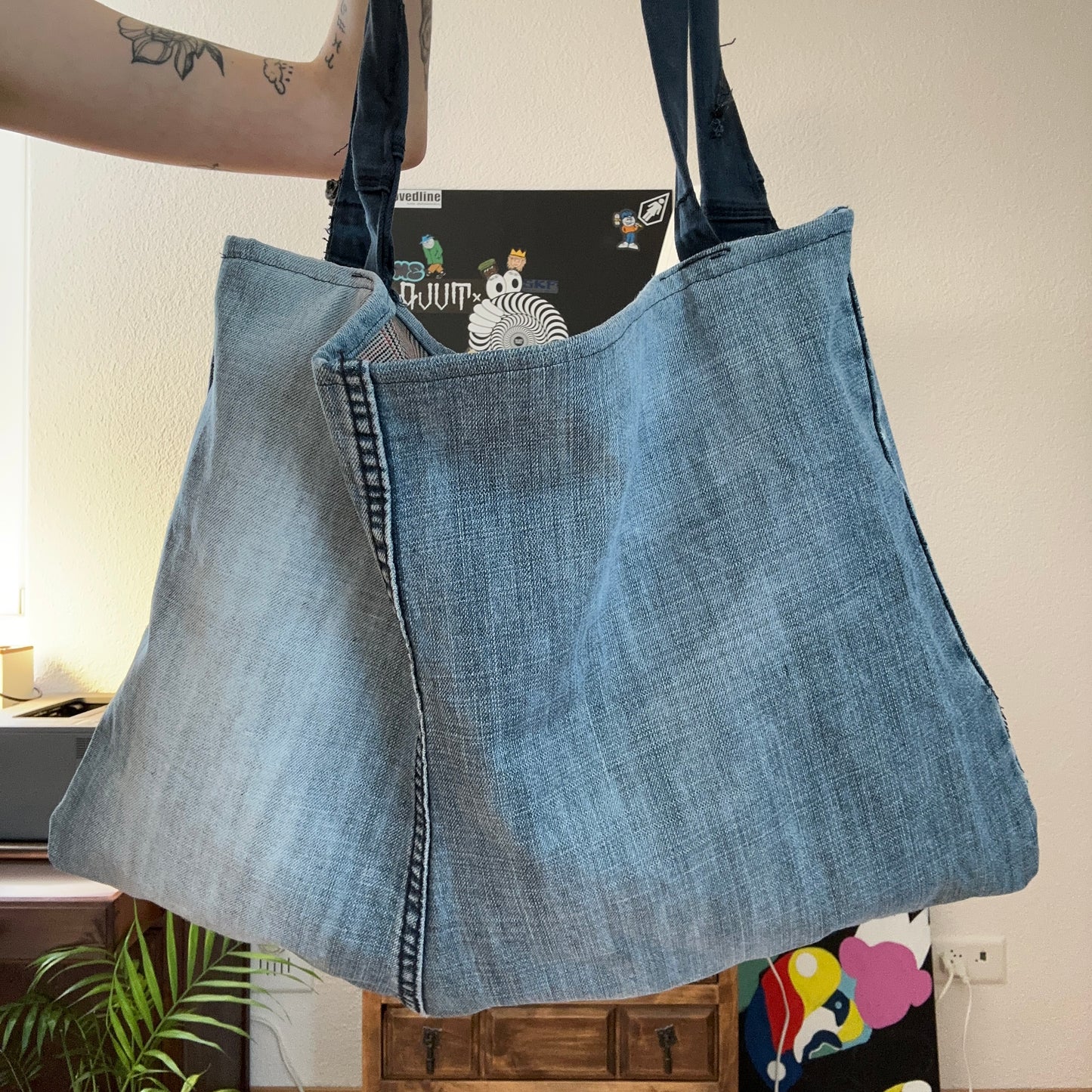 Reworked Bag out of old jeans | Bern