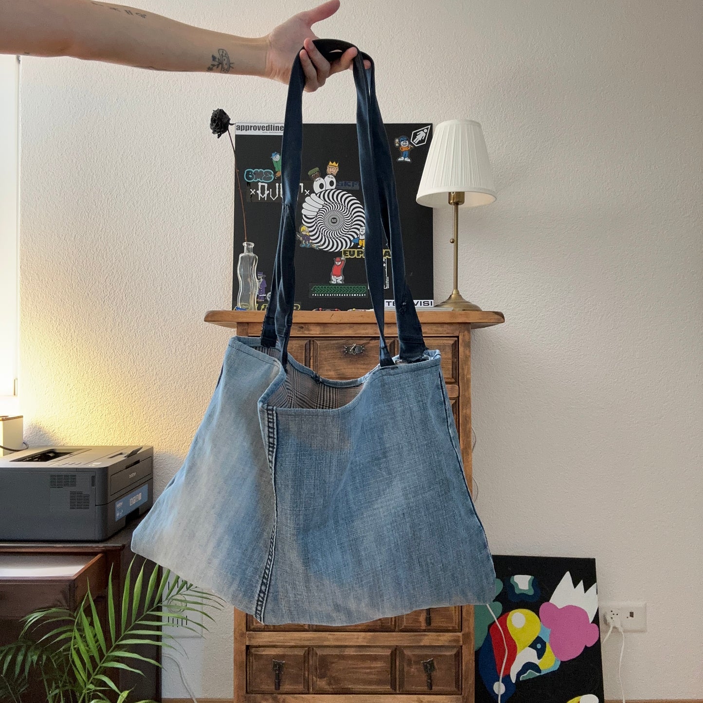 Reworked Bag out of old jeans | Bern