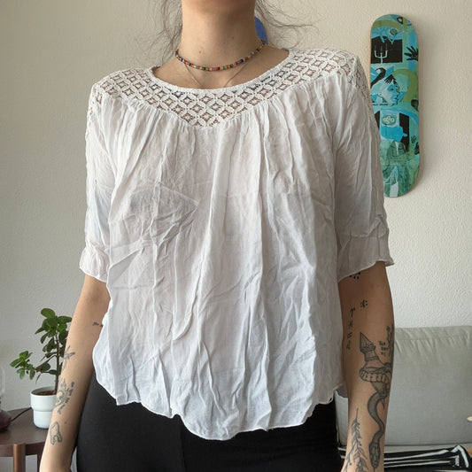 Weiße Bluse