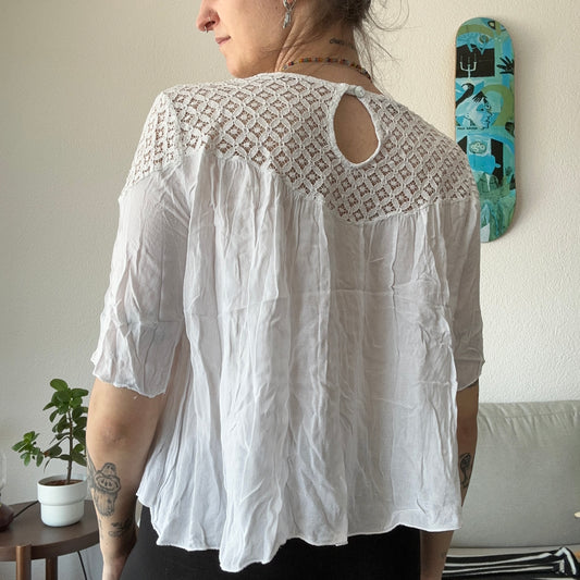 Weiße Bluse