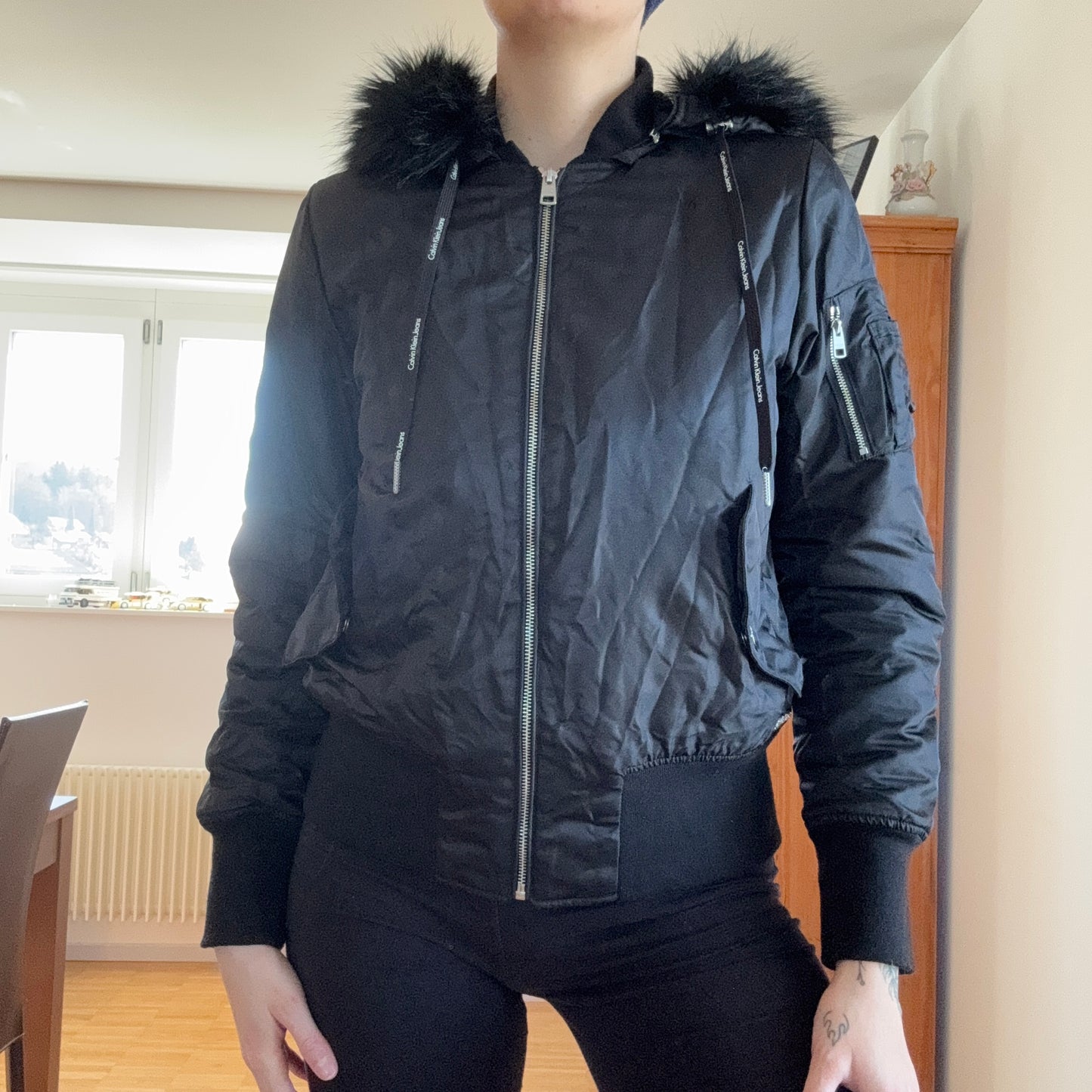 Schwarze Calvin Klein Jacke