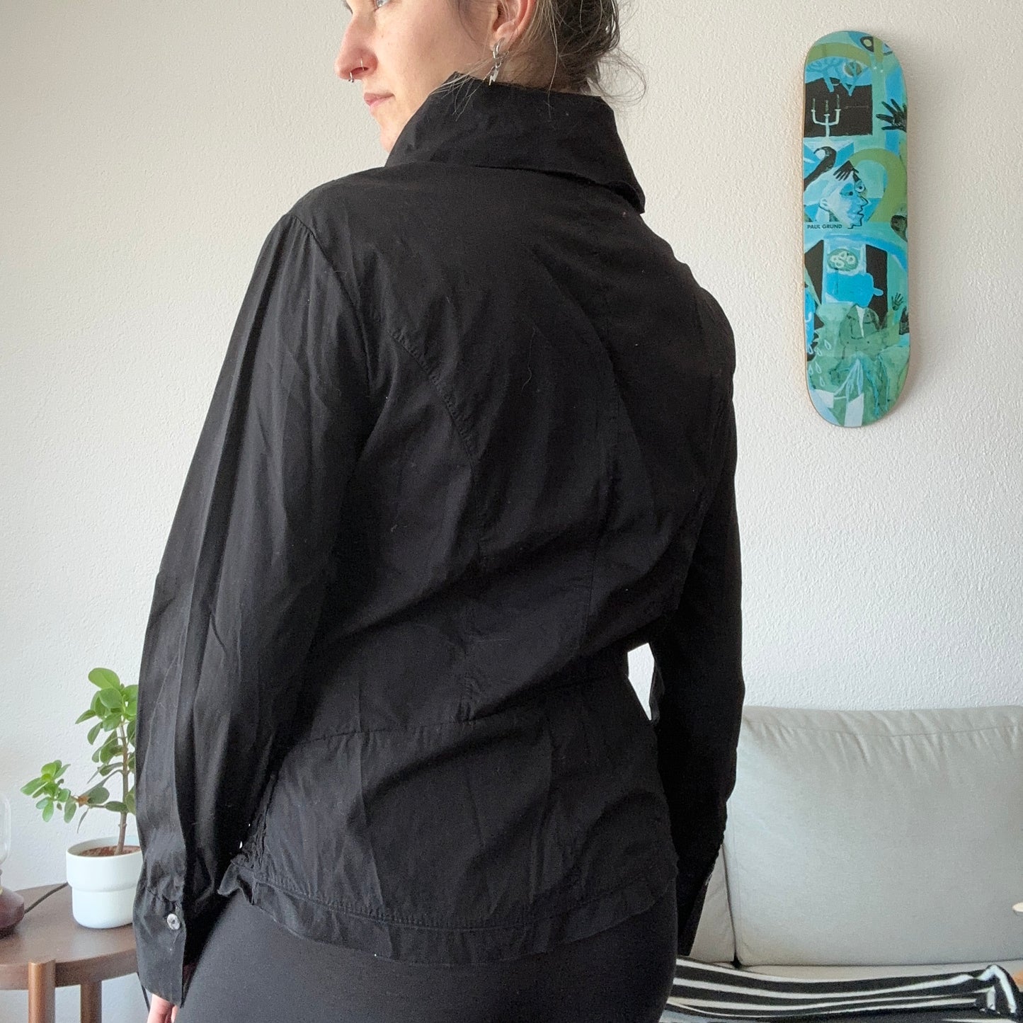 Y2K Black Blouse | Bern