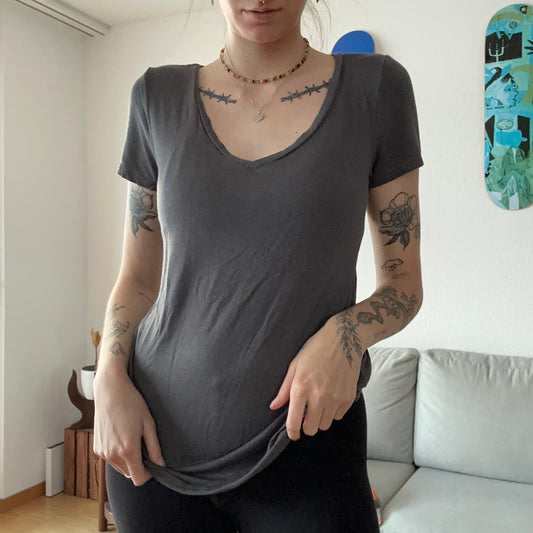 Chemise basique grise