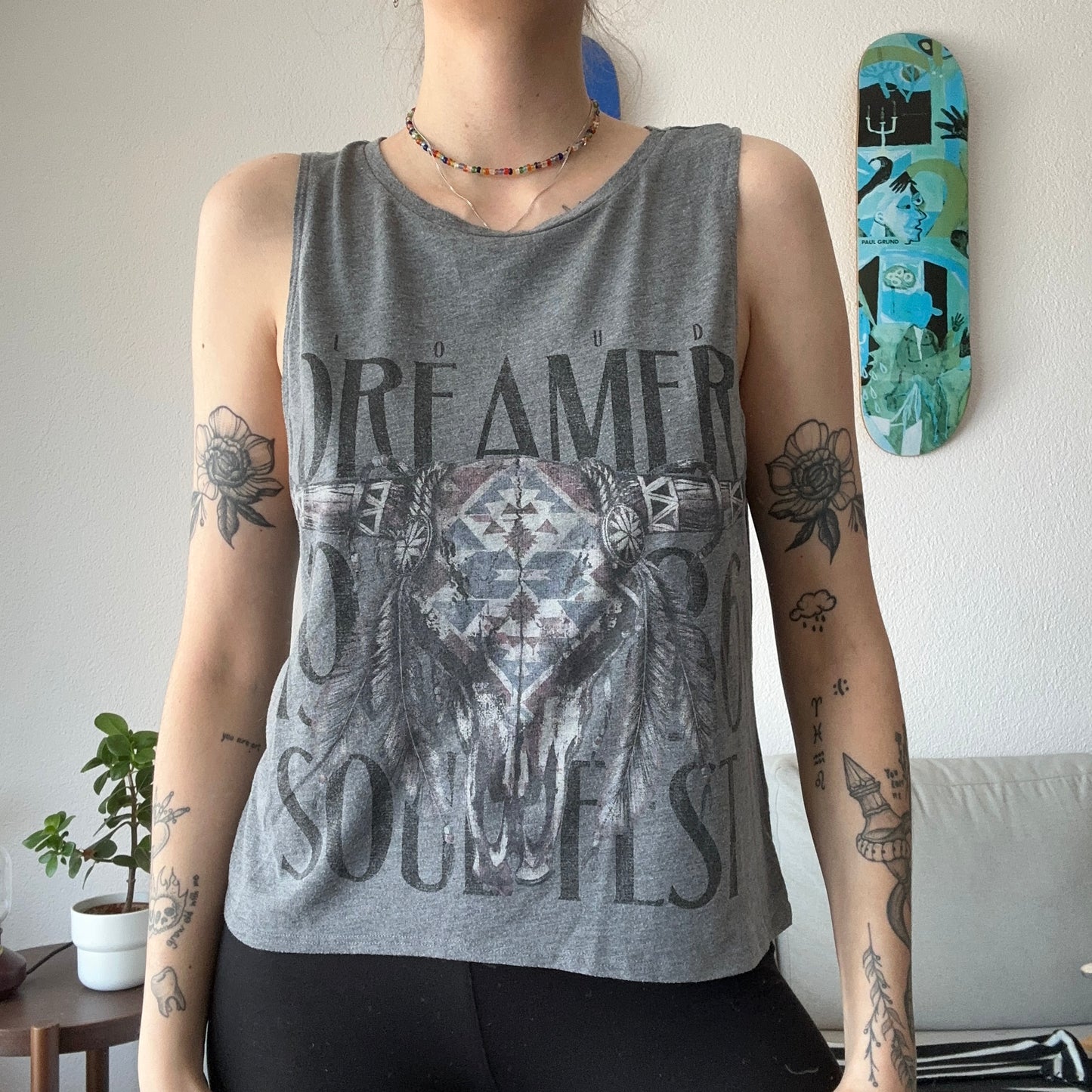 Gray Top