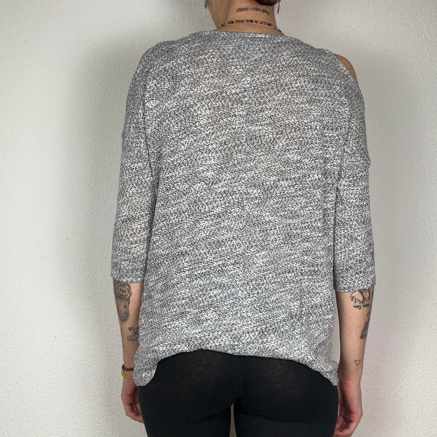 Gray 3/4 Longsleeve with cut out shoulders | Bern