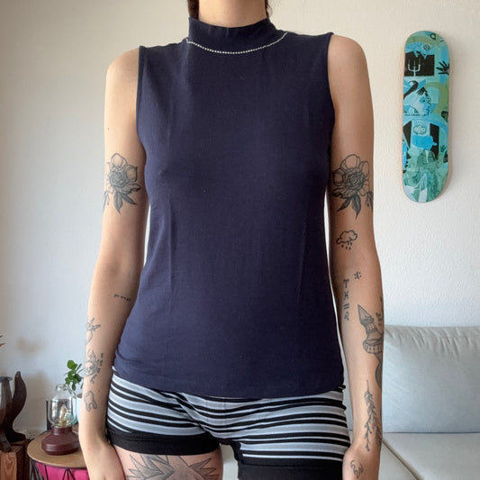 Blue Top with glittery details | Bern