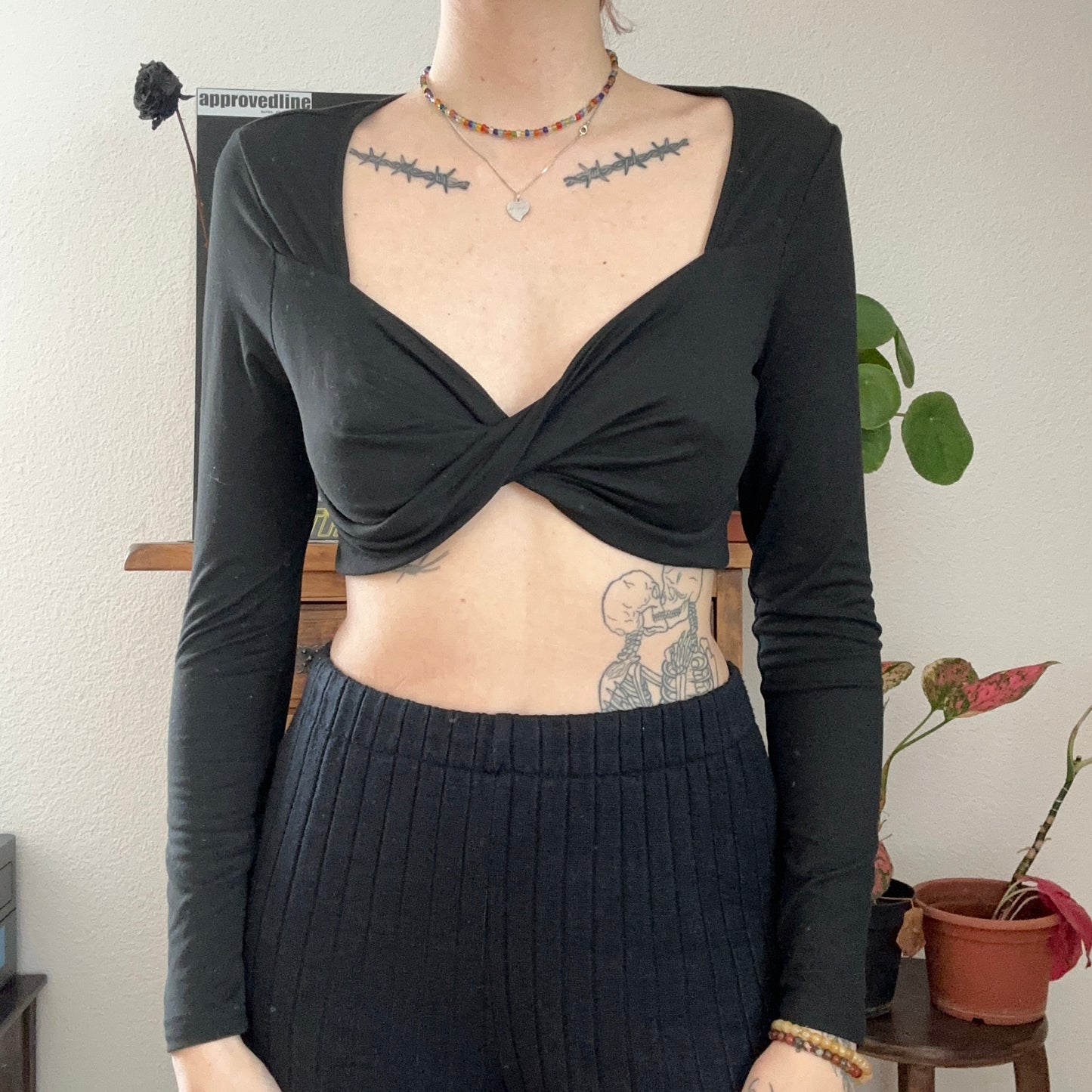 Black cropped Longsleeve | Bern