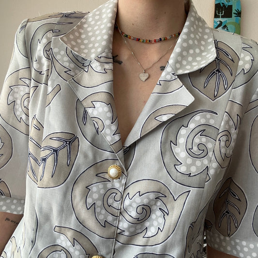 Vintage White Shirt/Blouse | Bern