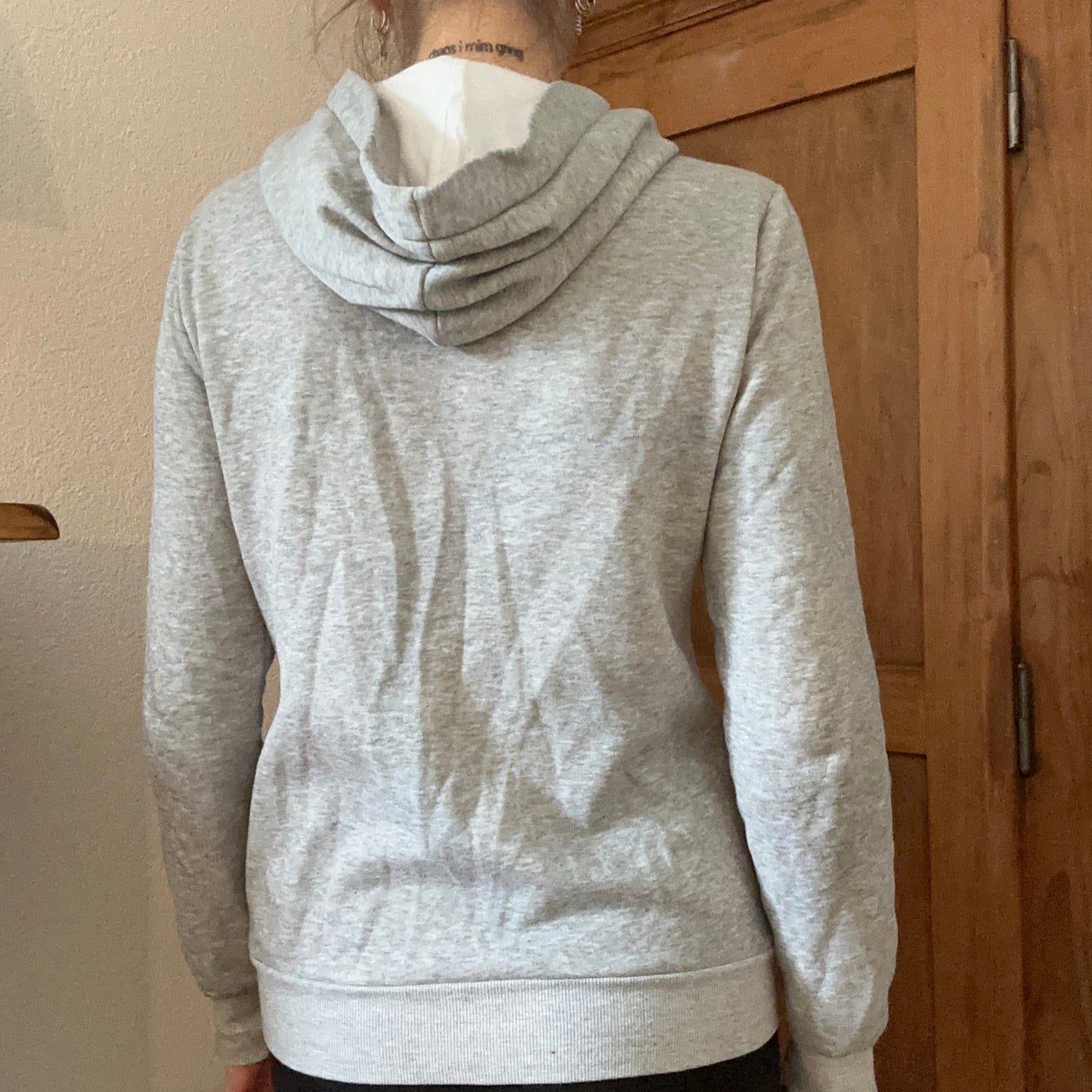 Gray Zip Hoodie