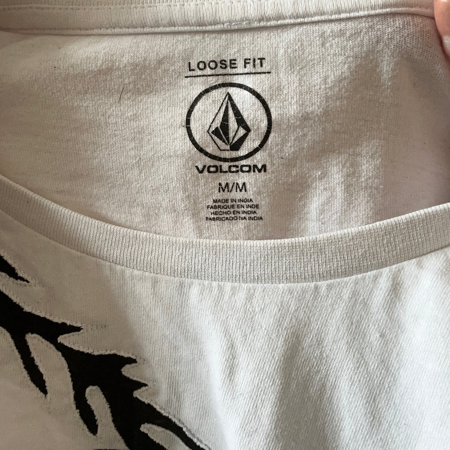 Reworked / Fixed White and Black Volcom Shirt | Bern