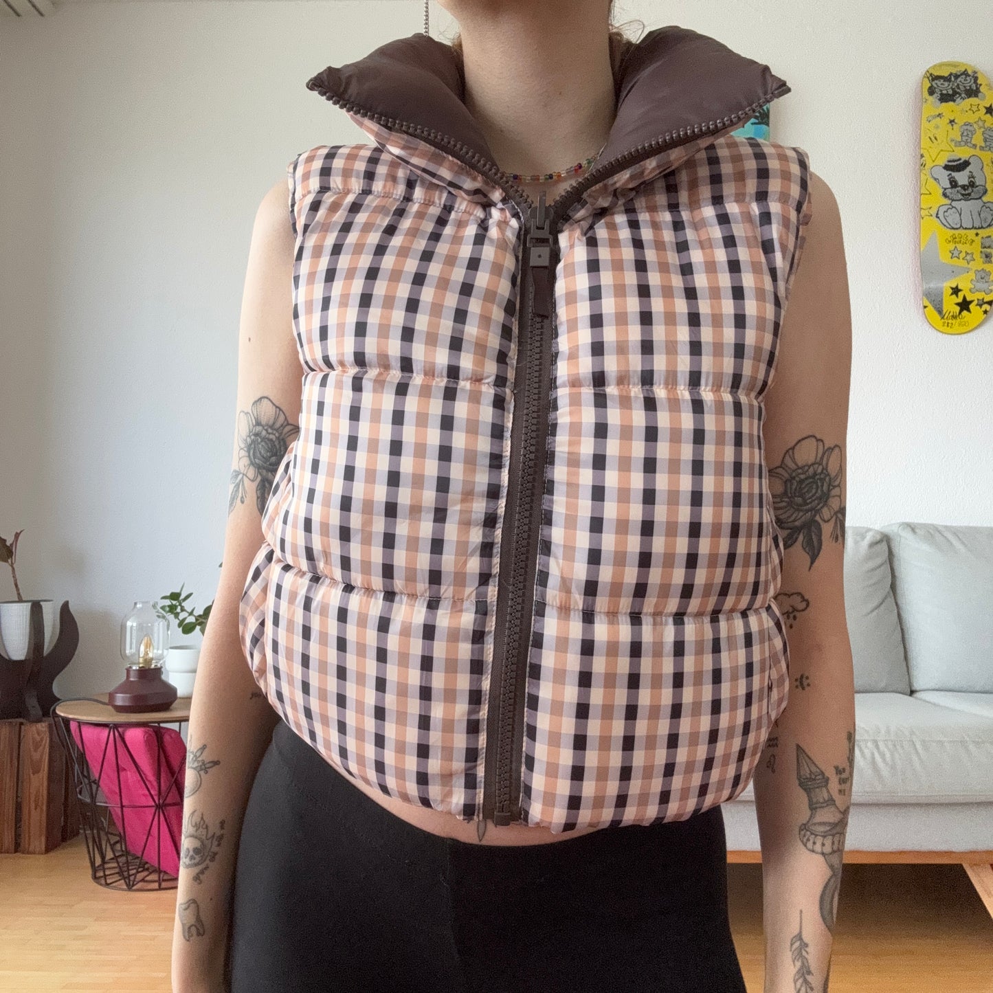 Brown Puffer Vest | Bern