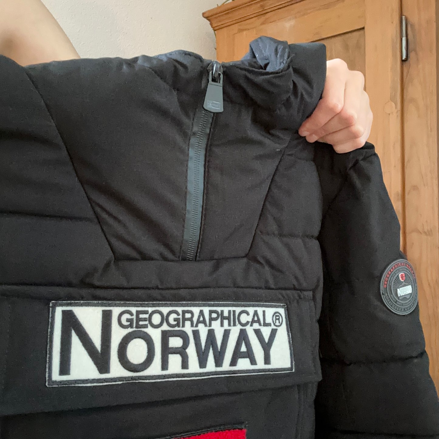 Black GEOGRAPHICAL NORWAY Puffer Jacket | Bern