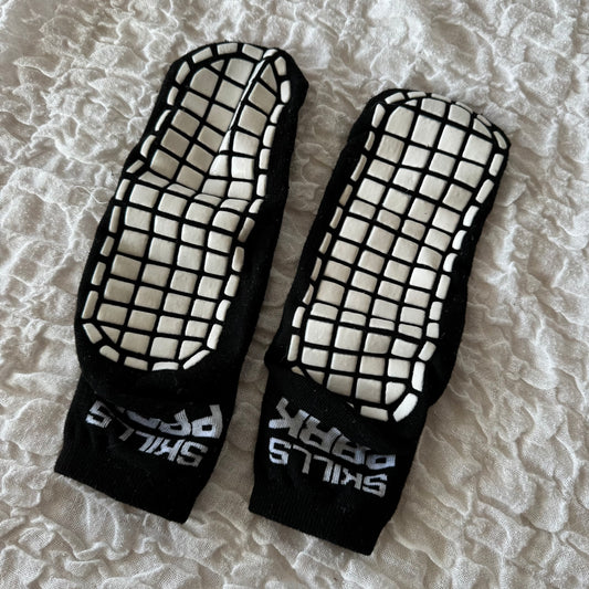Black Socks Anti Slip