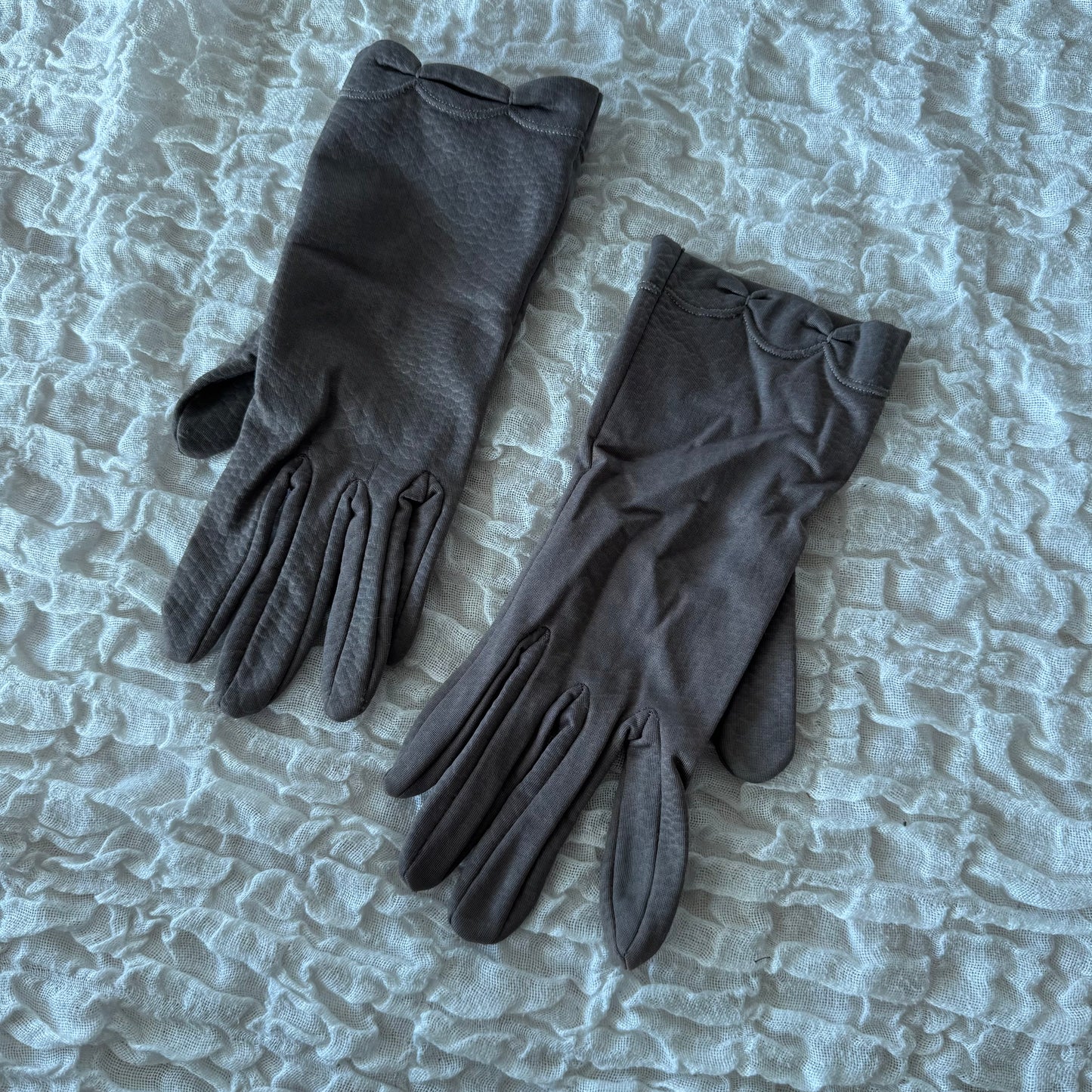 Gants gris