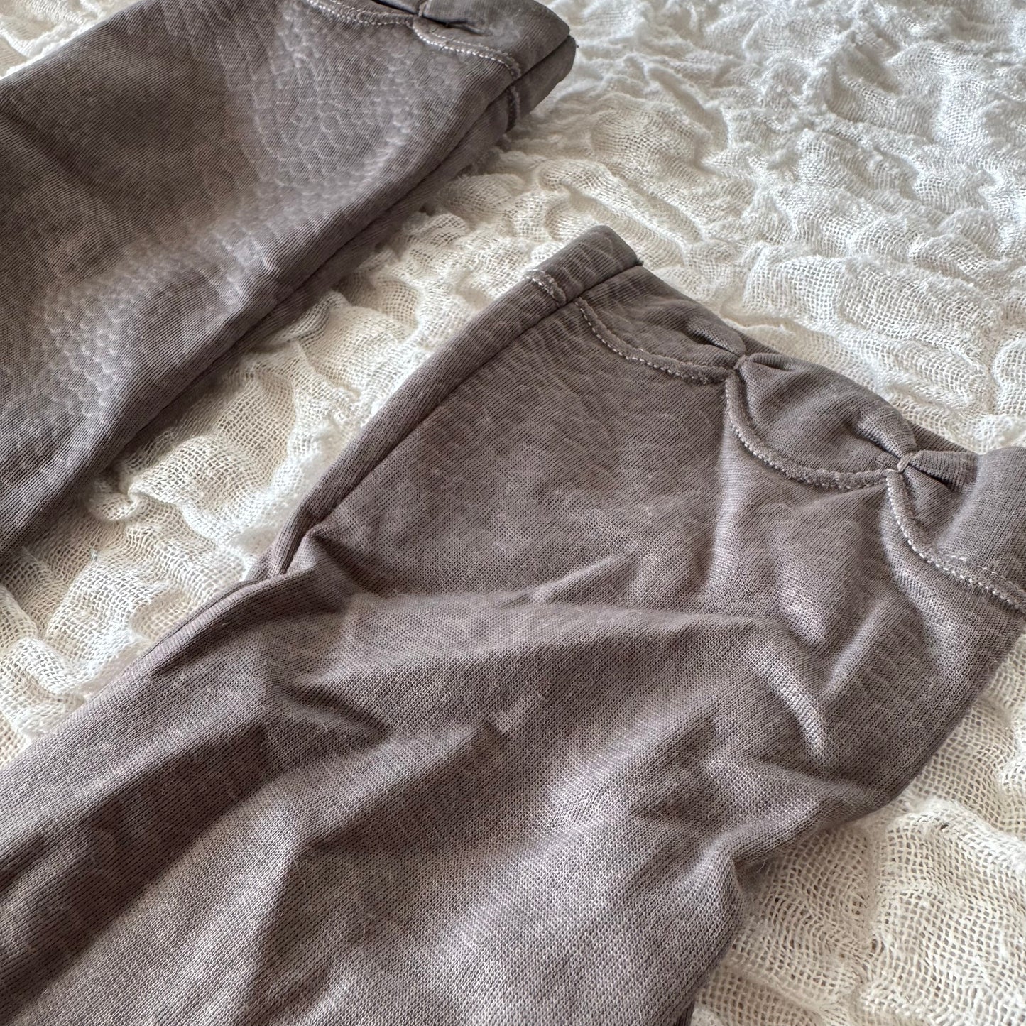 Gants gris