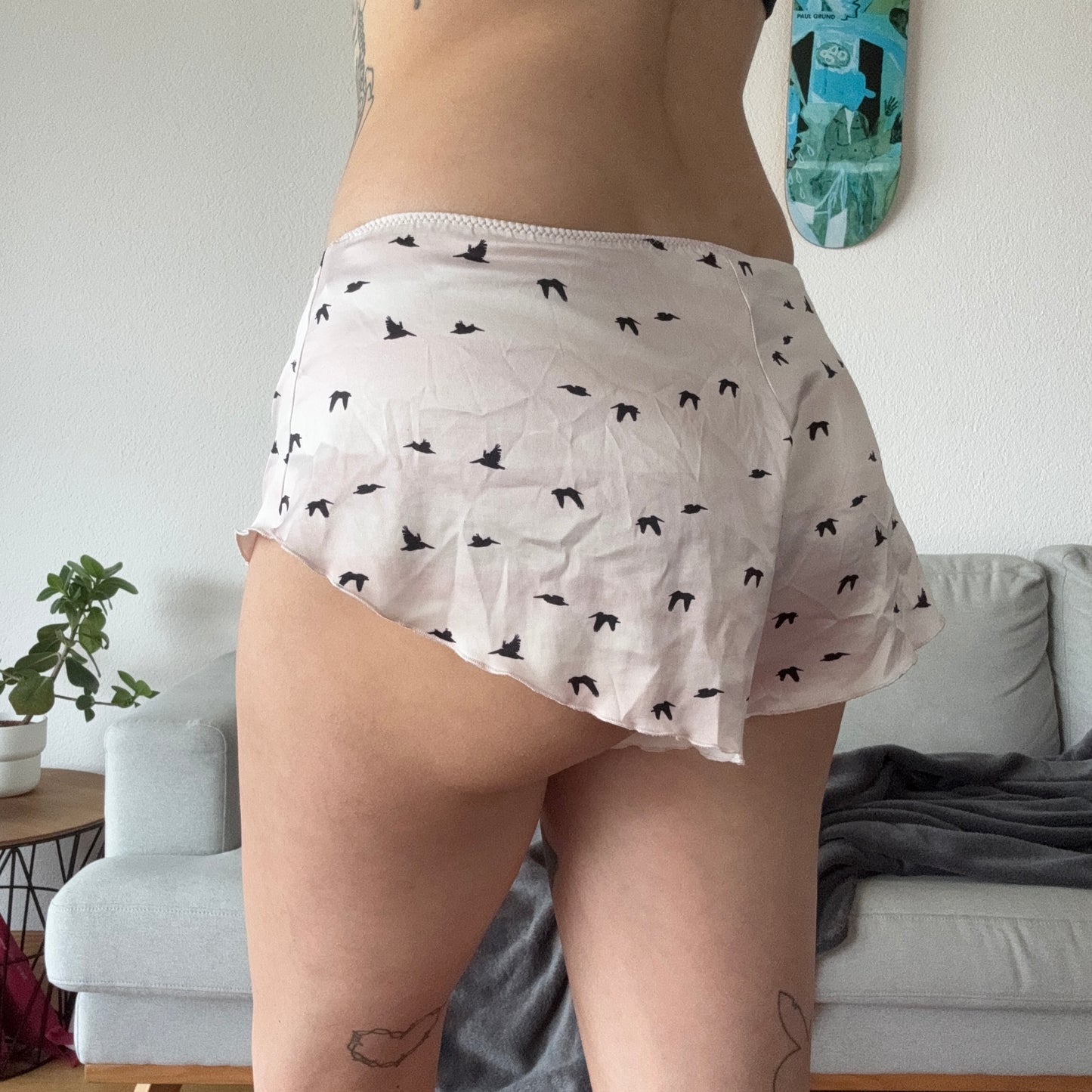 Pink Shorts with black Pattern | Bern