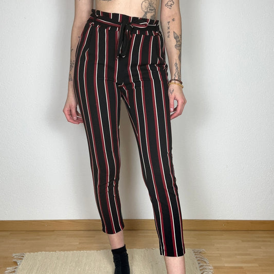 Black Pants with red and white stripes | Bern