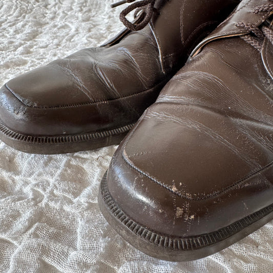 Vintage Brown Suit Shoes