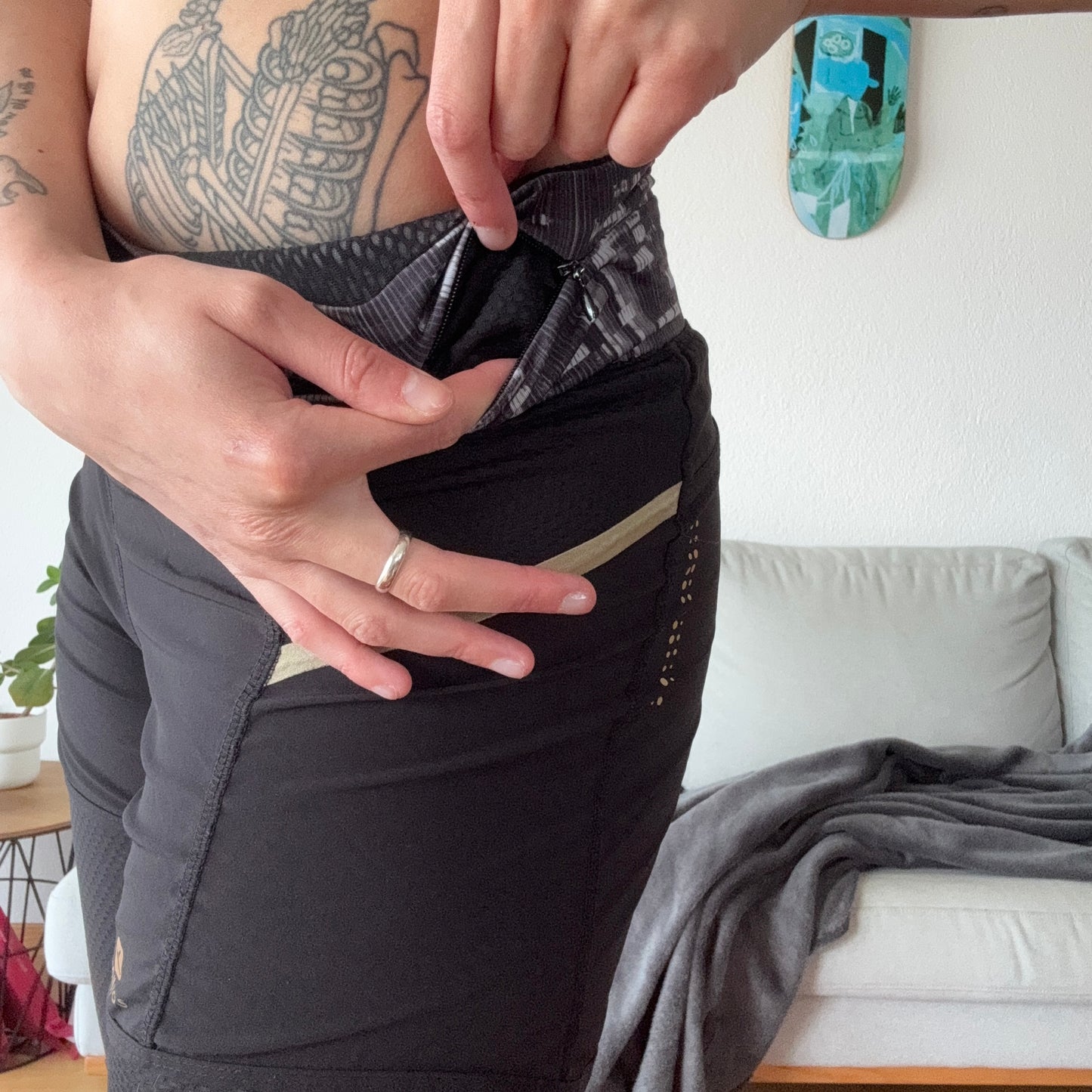 Gray Sports Shorts | Bern
