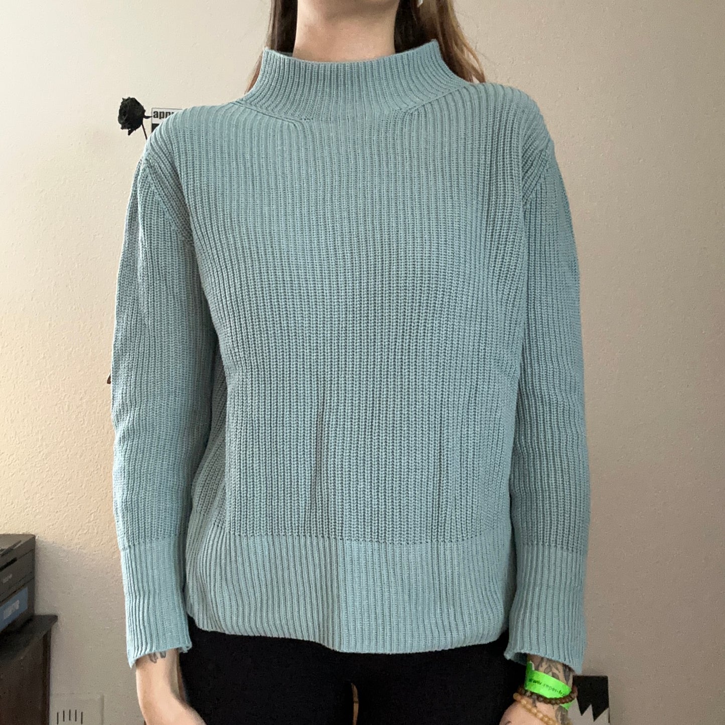 Pull en tricot bleu | Bern