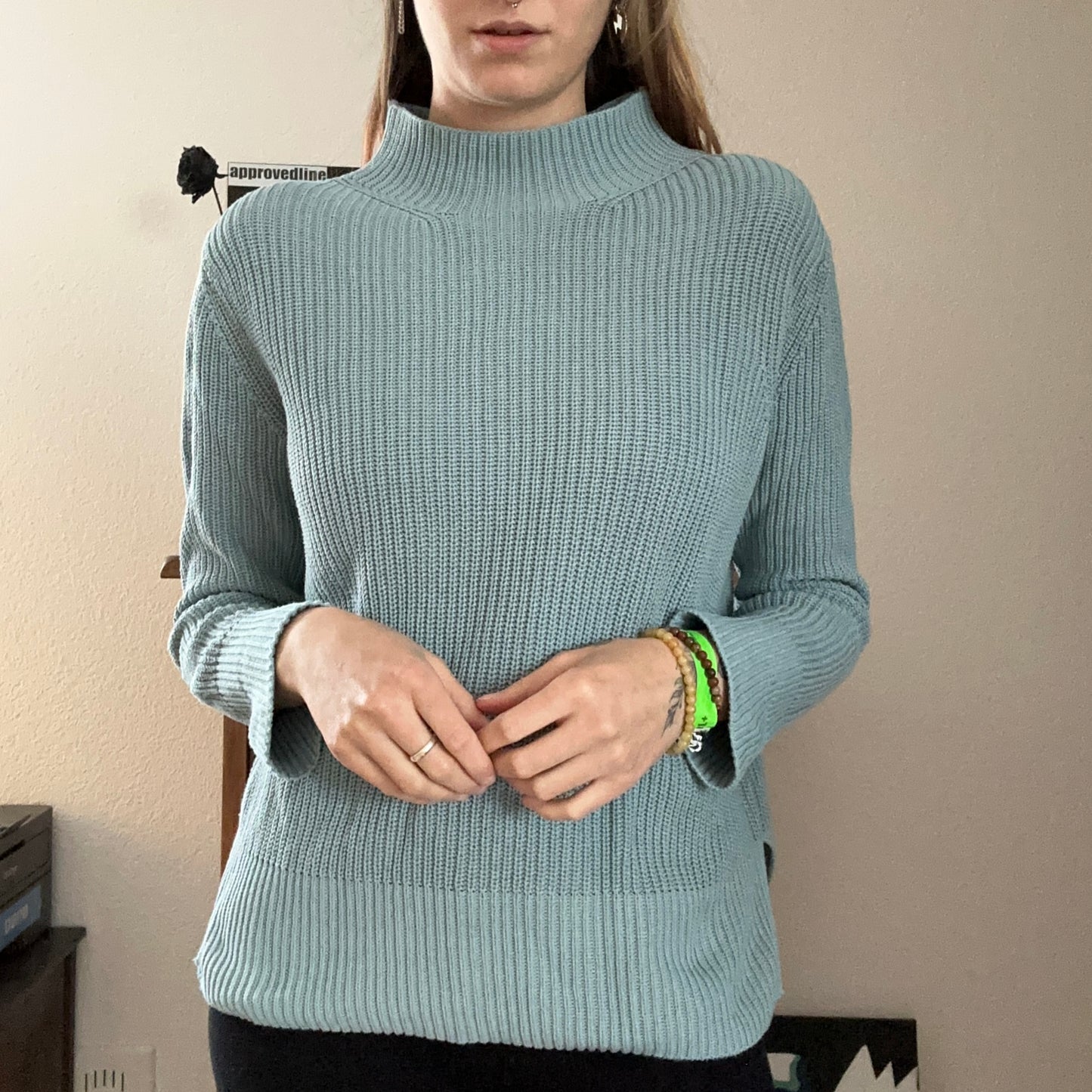 Pull en tricot bleu | Bern