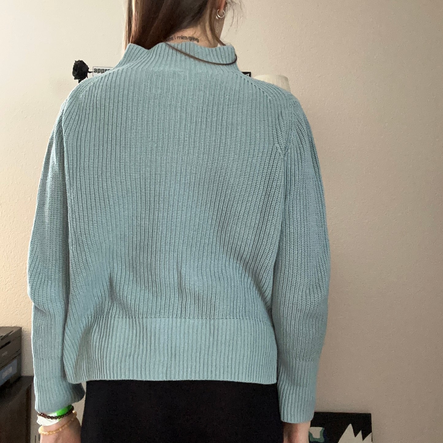 Pull en tricot bleu | Bern