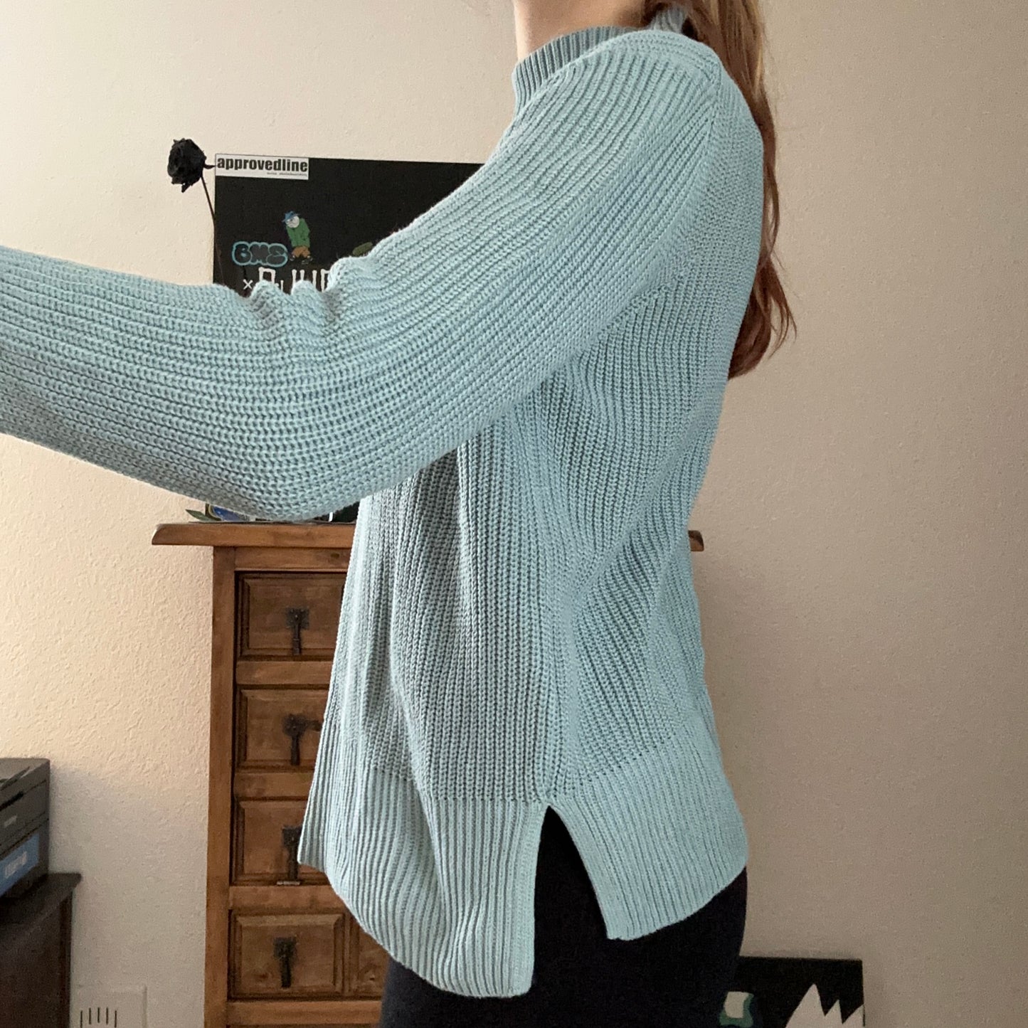 Pull en tricot bleu | Bern