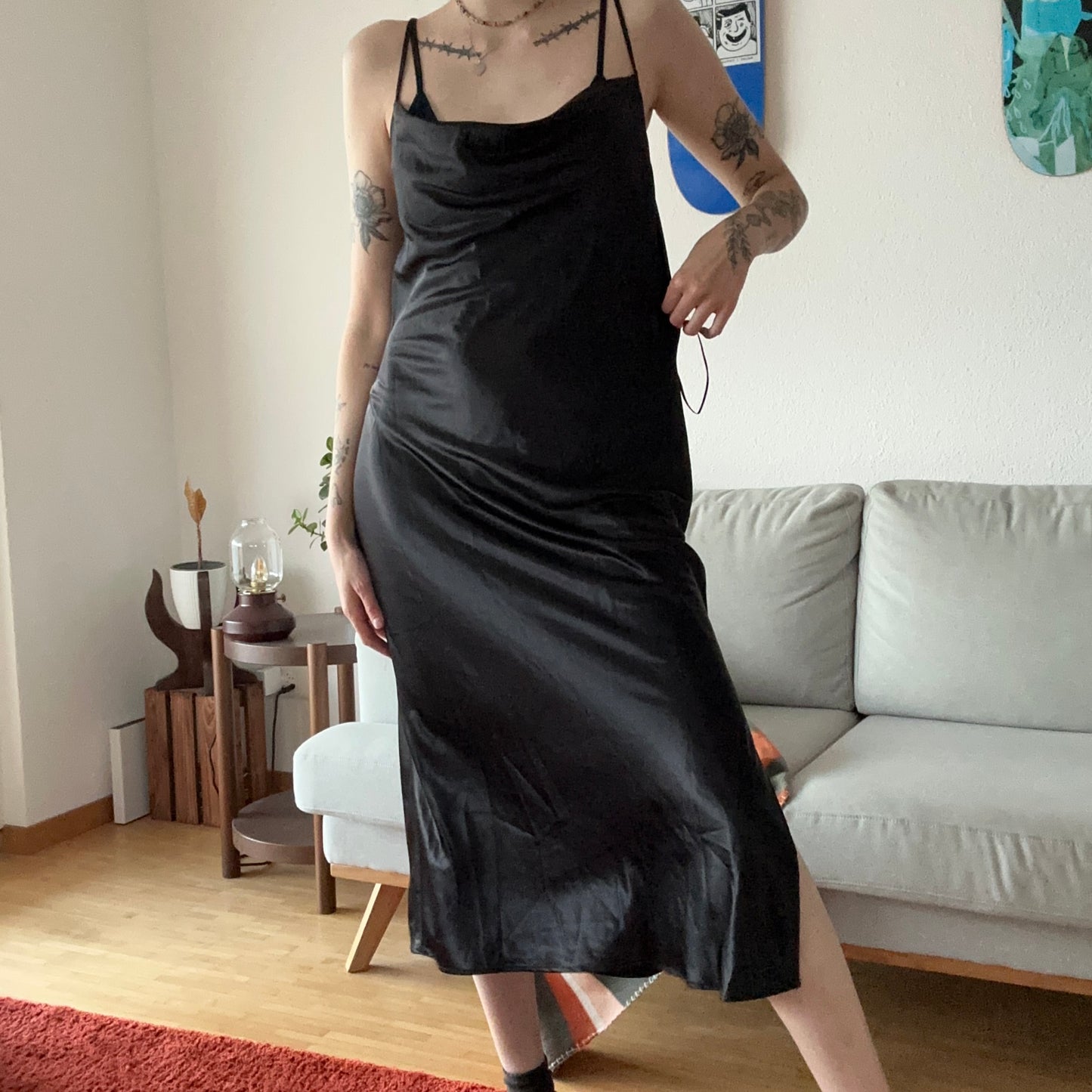 Schwarzes Maxikleid | Bern